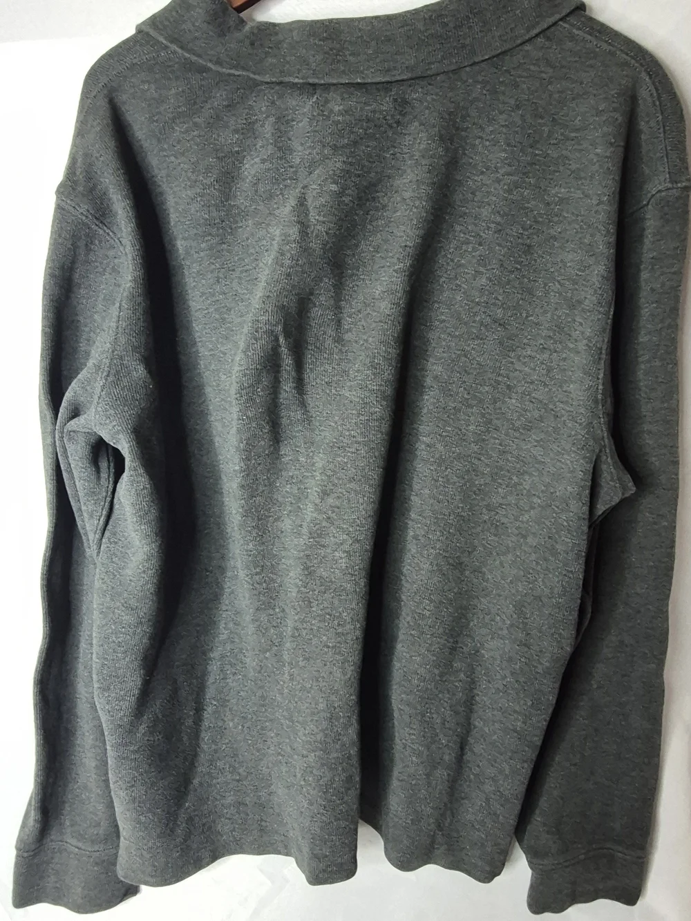 Polo by Ralph Lauren quarter-zip sweater features a classic blue brand